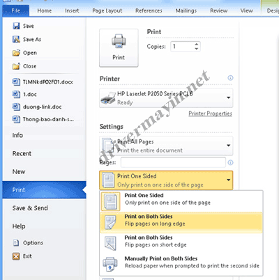 Để có thể in 2 mặt giấy ngang trong Excel, cần phải thiết lập gì trước khi in?
