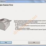 Cách Sửa lỗi 52.0 Scanner Error, Engine scanner Error ở Máy in Hp