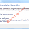 Sửa lỗi Windows detected a hard disk problem