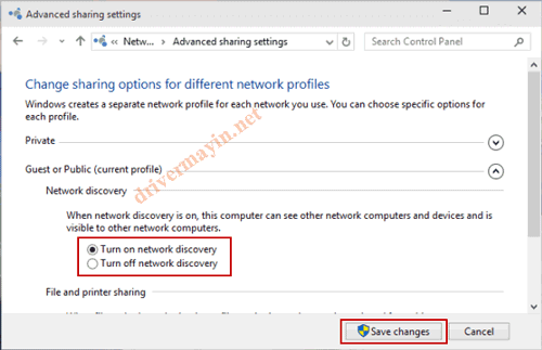 Cách sửa lỗi không kích hoạt được Network Discovery ở windows